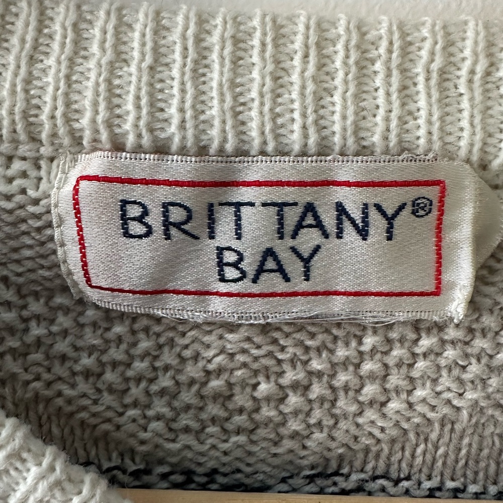 Vintage Grandpa striped Crew Neck Sweater - Picture 3 of 7